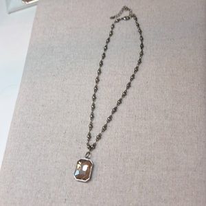 NWOT antique gold and stone